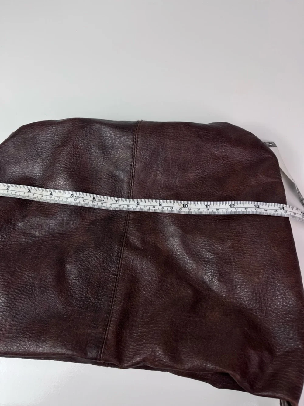 Roxy Brown Faux Leather Hobo Bag Aztec Woven Strap Gold toned Studded Y2K